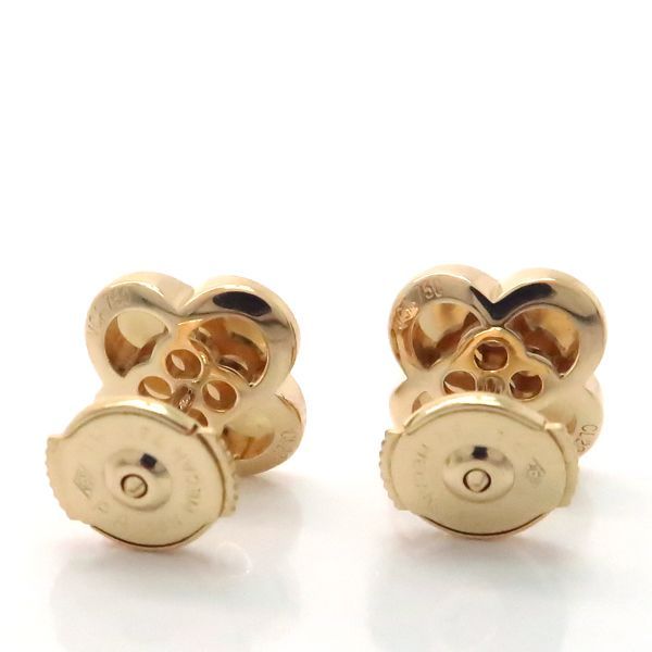 Van Cleef & Arpels Pure Alhambra Earrings 18K Yellow Gold Stud — view 6