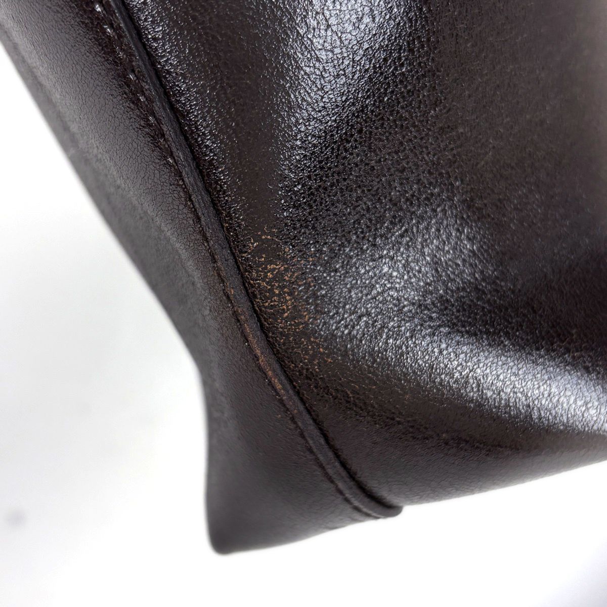 Miu Miu Tote Bag Leather Brown — view 4