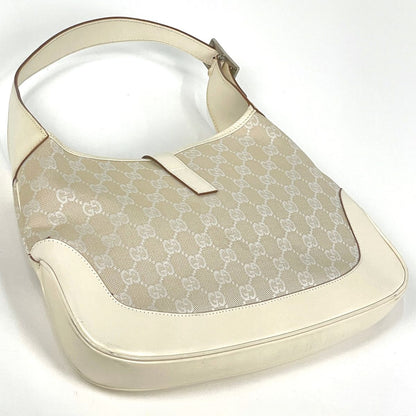 Gucci Shoulder Bag Jackie Line GG Canvas White — view 2