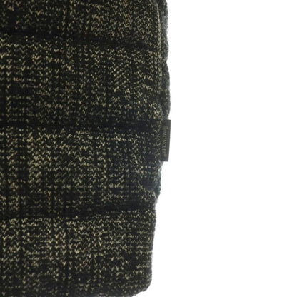 Moncler Seynet Down Coat Soutien Collar Wool Blend Max Slat Fur Middle Black 00 — view 7