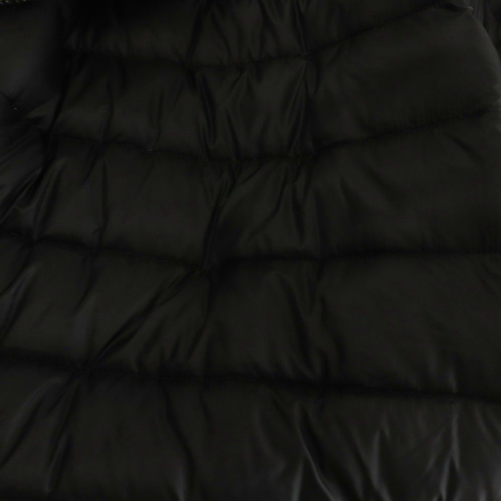 Moncler Seynet Down Coat Soutien Collar Wool Blend Max Slat Fur Middle Black 00 — view 4