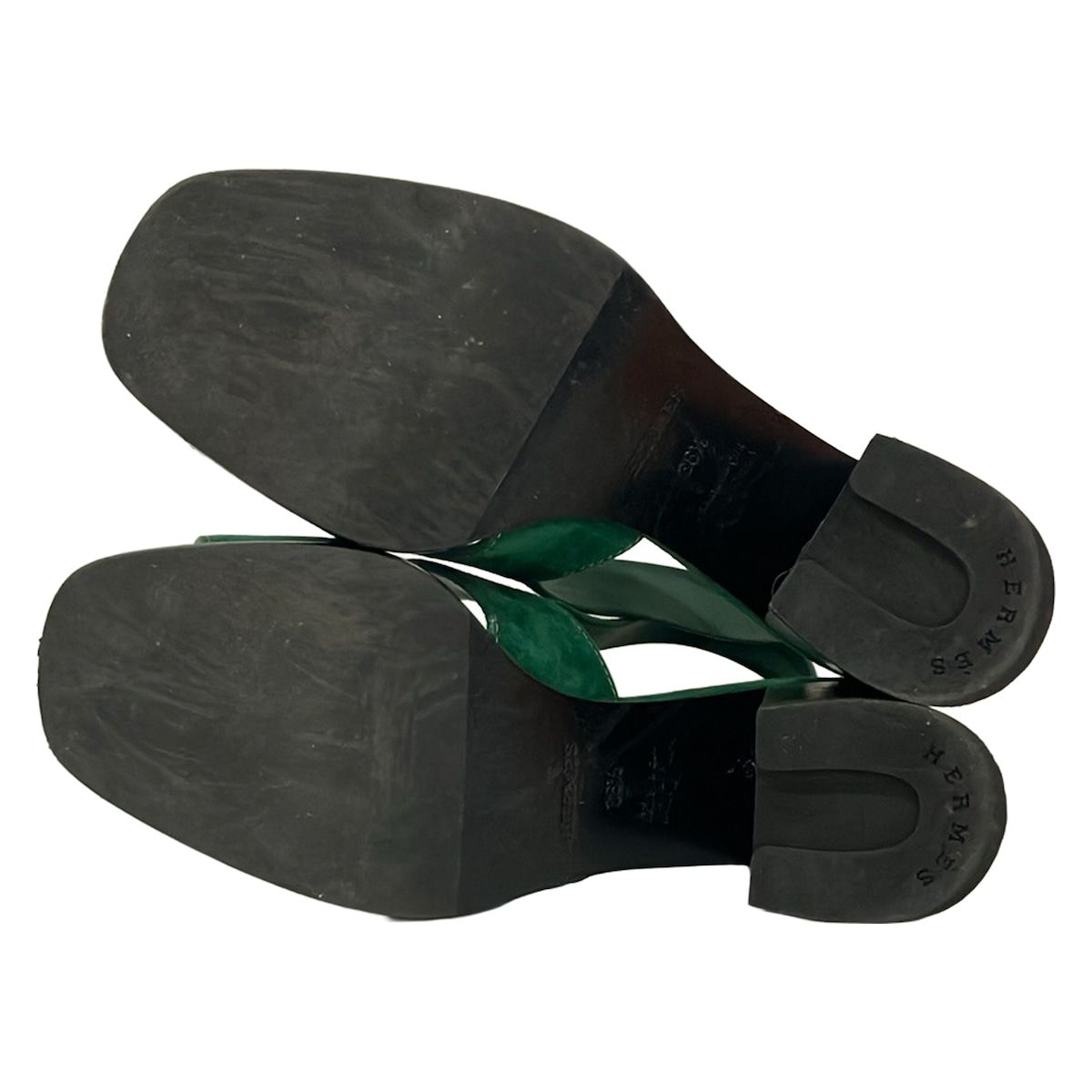 Hermes Sandals Herbe 60 Green — view 4