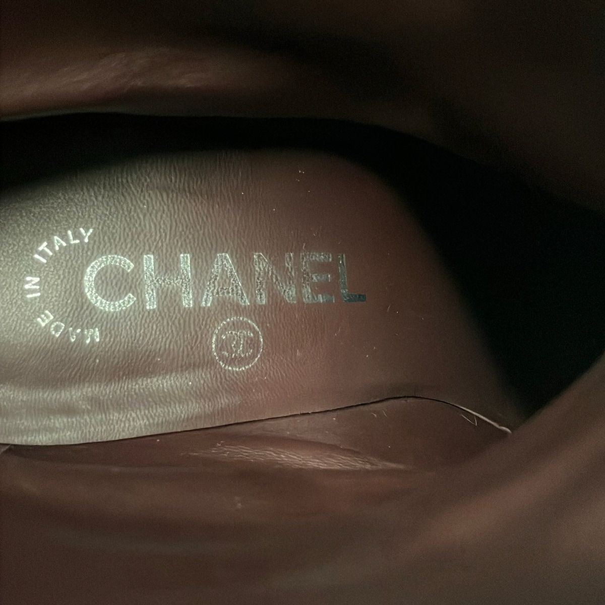Chanel Short Boots Black CC Logo — view 5