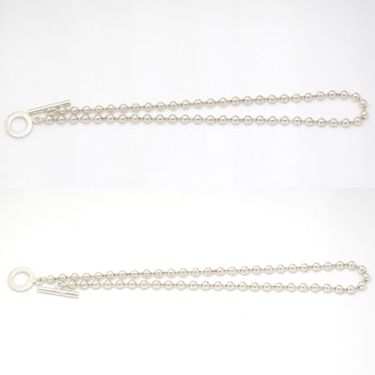 Gucci Ball Chain Necklace Toggle Mantel Sterling Silver — view 3