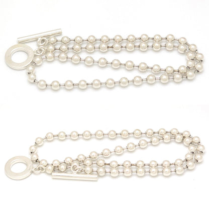 Gucci Ball Chain Necklace Toggle Mantel Sterling Silver — view 4