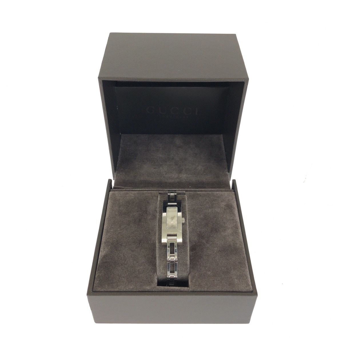 Gucci GG Pattern Bracelet Watch Silver Stainless Steel — view 7
