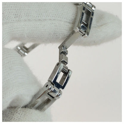 Gucci GG Pattern Bracelet Watch Silver Stainless Steel — view 6