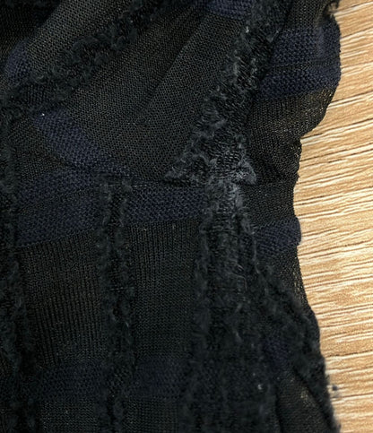 Chanel Sheer Long Sleeve Cardigan 38 — view 6