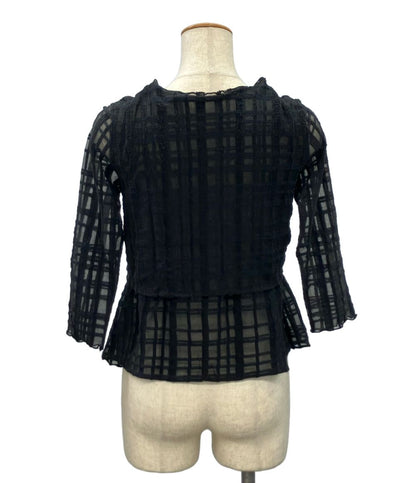 Chanel Sheer Long Sleeve Cardigan 38 — view 2