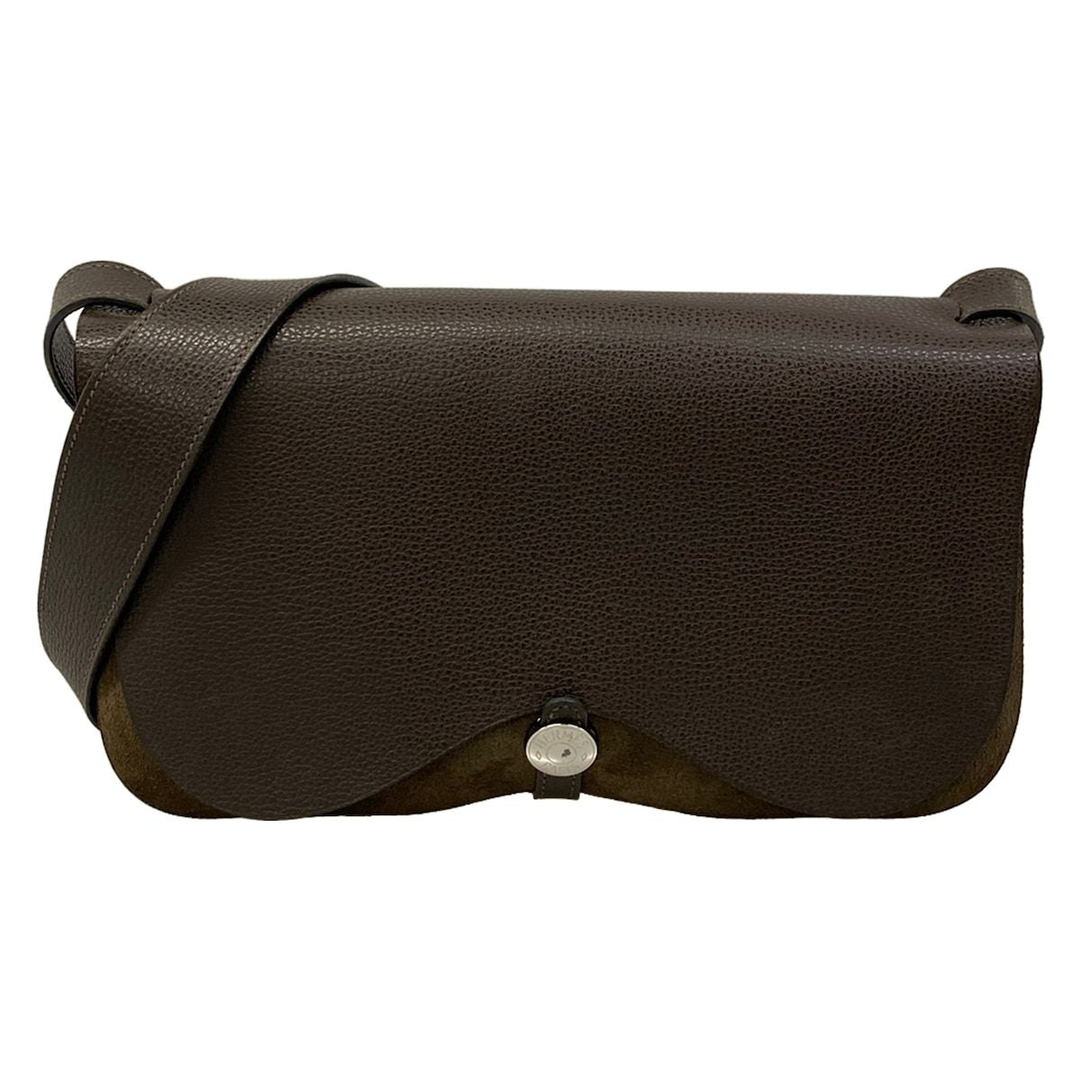 Hermes Shoulder Bag Colorado MM Ebene Silver