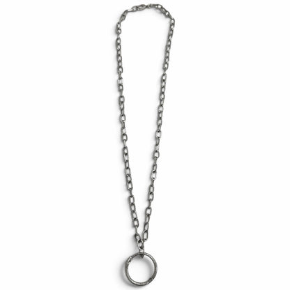 Gucci Ouroboros Chain Pendant Silver — view 3