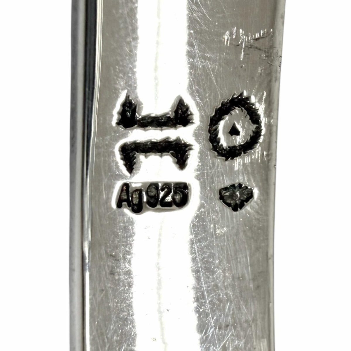 Hermes Vintage Toareg Touareg 925 Sterling Silver Hand Carved Logoraving Design — view 4