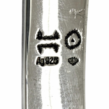 Hermes Vintage Toareg Touareg 925 Sterling Silver Hand Carved Logoraving Design — view 4