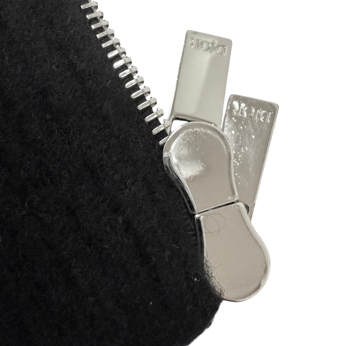 Dior Homme Cashmere 100% CD Logo Embroidery Zip Hoodie Black XXL — view 6
