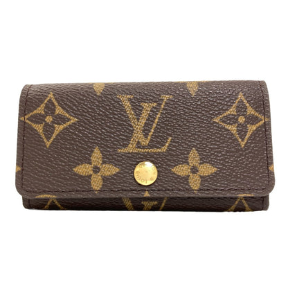 Louis Vuitton Multicles 4 Key Case Monogram Canvas Key Holder