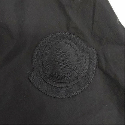 Moncler Cassie Logo Patch Hooded Zip UP Jacket Black — view 6
