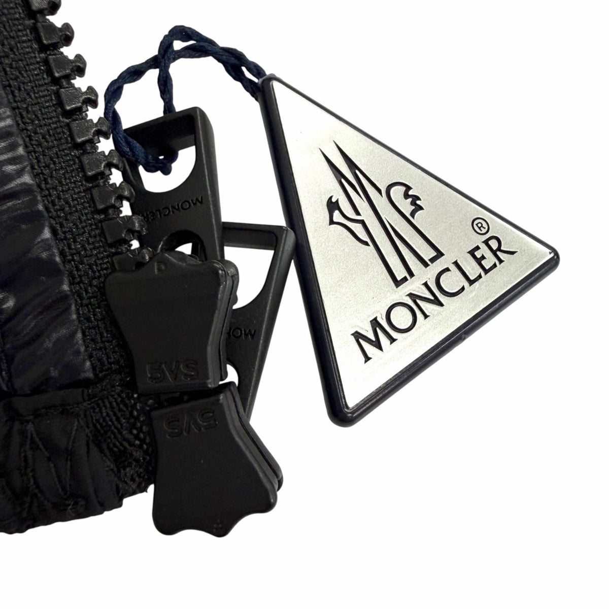 Moncler Cassie Logo Patch Hooded Zip UP Jacket Black — view 7