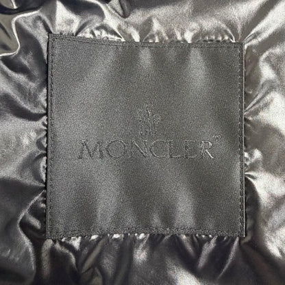 Moncler Cassie Logo Patch Hooded Zip UP Jacket Black — view 8