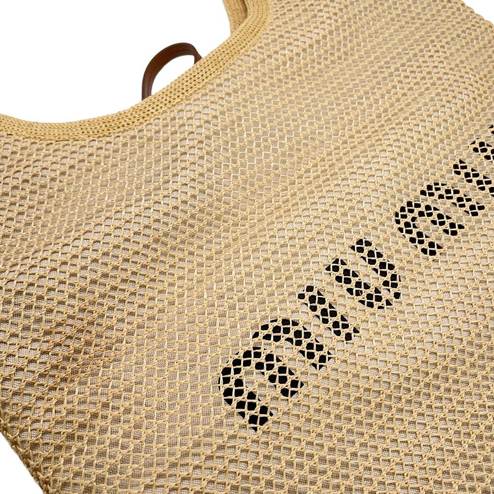 Miu Miu Tote Bag Ivy Raffia Linen Basket — view 7