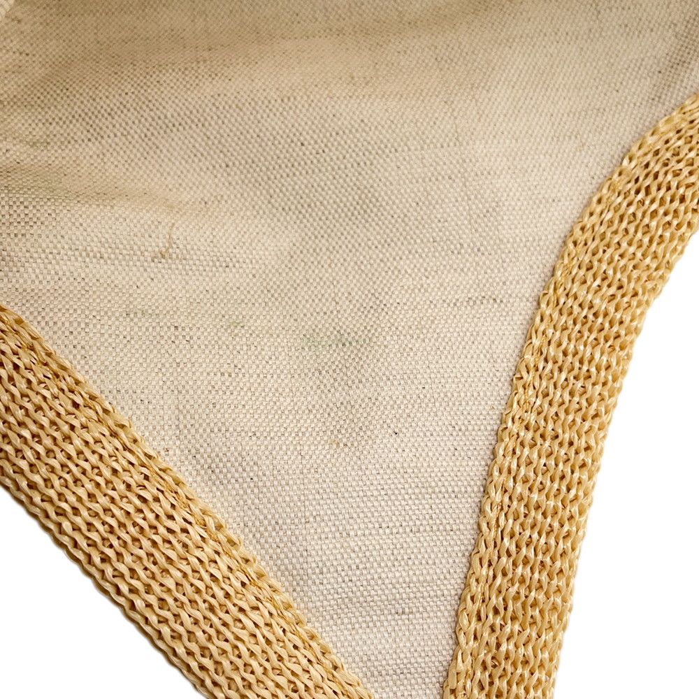 Miu Miu Tote Bag Ivy Raffia Linen Basket — view 6