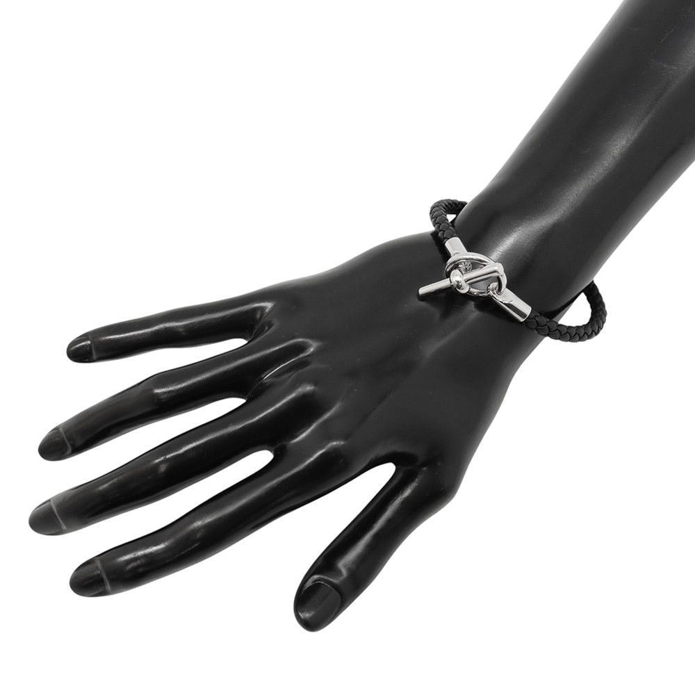 Hermes Bracelet Glenan Black Silver Swift — view 4