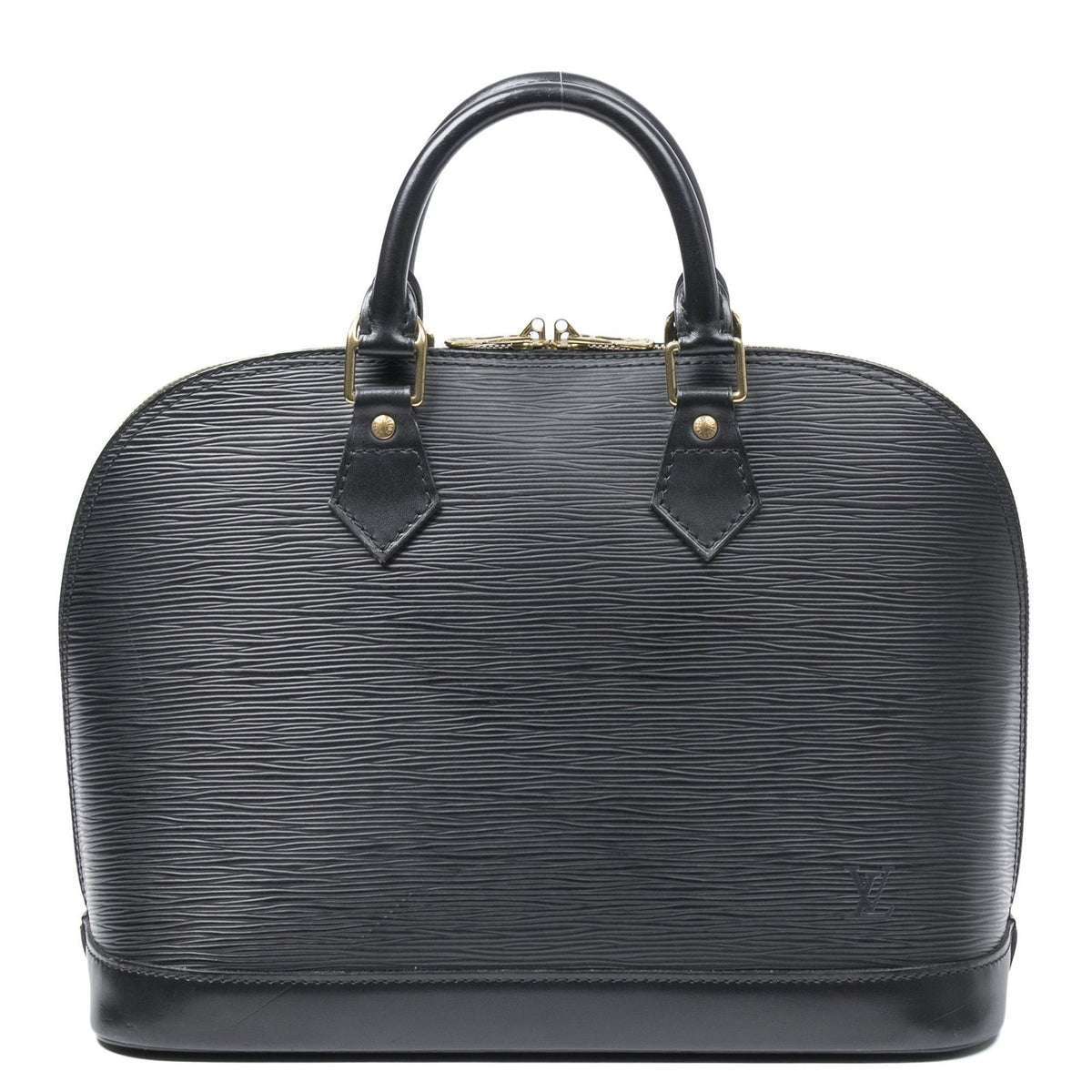 Louis Vuitton Alma Black Epi Handbag