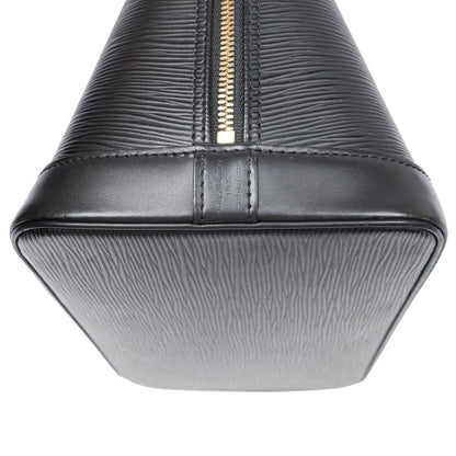 Louis Vuitton Alma Black Epi Handbag — view 8