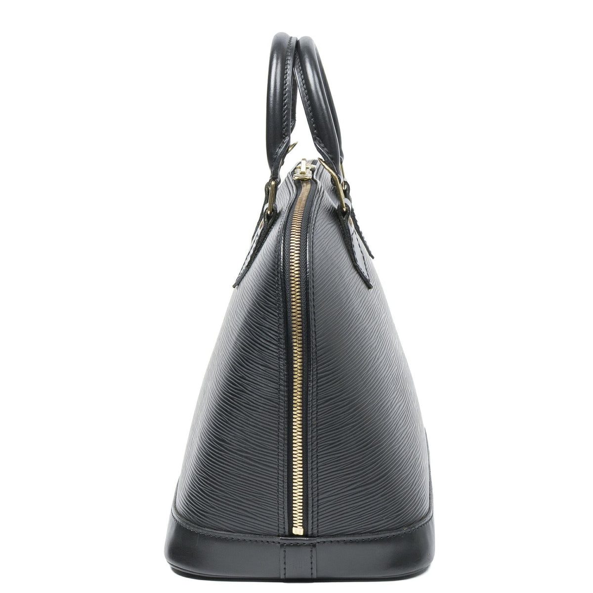 Louis Vuitton Alma Black Epi Handbag — view 4