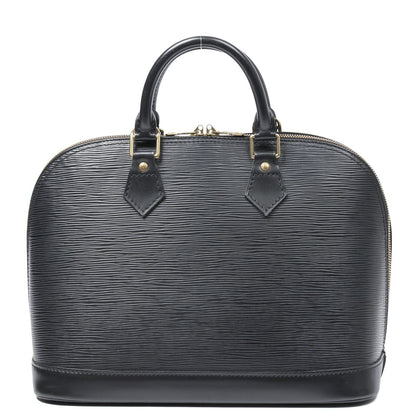 Louis Vuitton Alma Black Epi Handbag — view 5