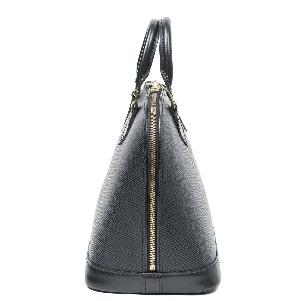 Louis Vuitton Alma Black Epi Handbag — view 3