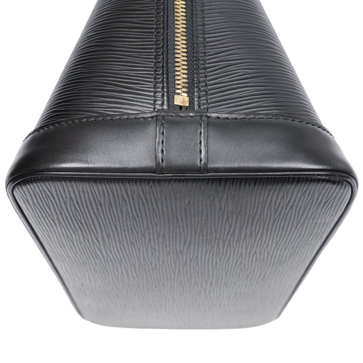 Louis Vuitton Alma Black Epi Handbag — view 7