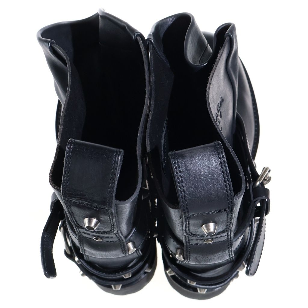 Balenciaga Venom City Boots Leather Black — view 4