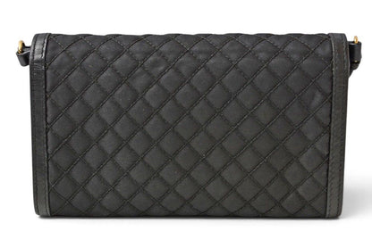 Prada Shoulder Bag Multi Wallet Bifold Black Leather — view 5