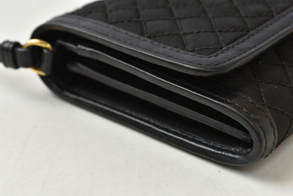 Prada Shoulder Bag Multi Wallet Bifold Black Leather — view 8