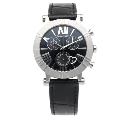 Tiffany & Co Atlas Chrono Heart Date Watch Stainless Steel Quartz — view 8