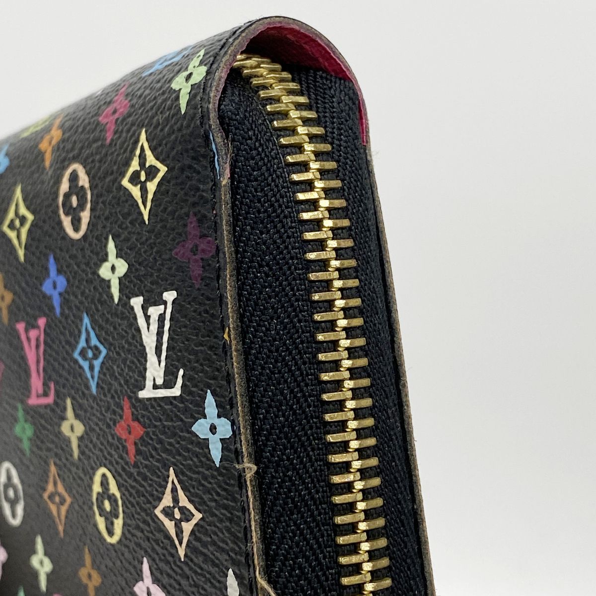 Louis Vuitton Wallet Monogram Multicolor Zippy Grenat — view 5