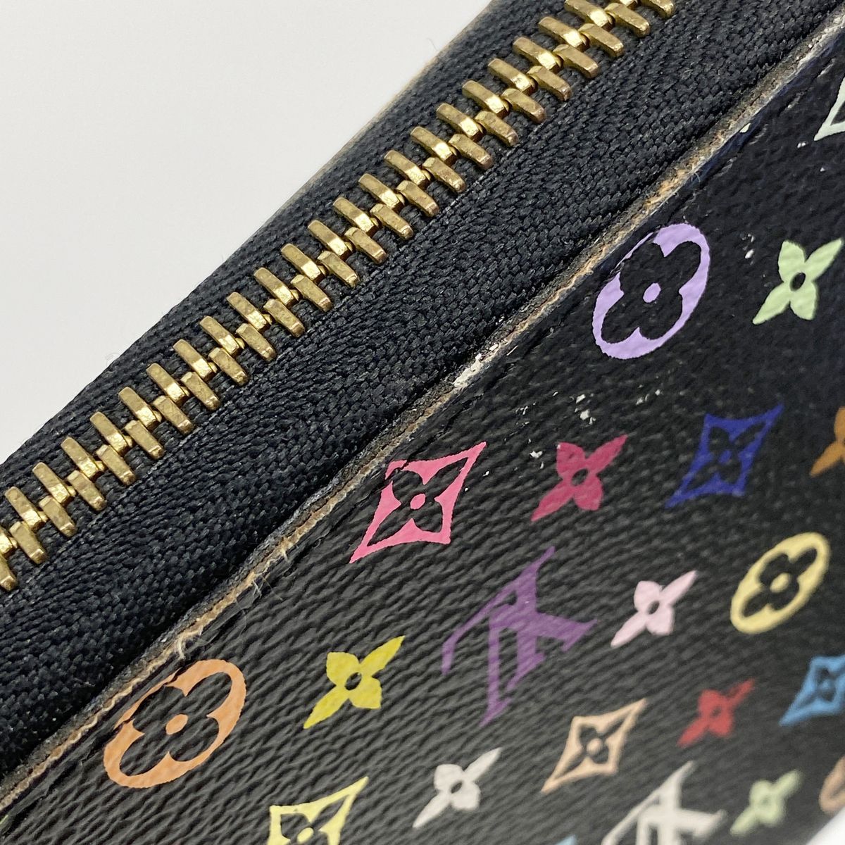 Louis Vuitton Wallet Monogram Multicolor Zippy Grenat — view 8