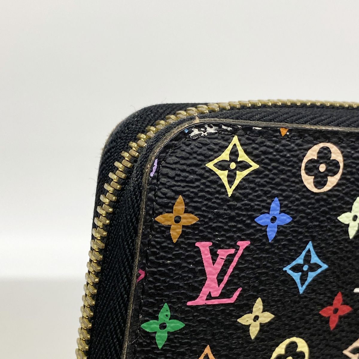 Louis Vuitton Wallet Monogram Multicolor Zippy Grenat — view 7