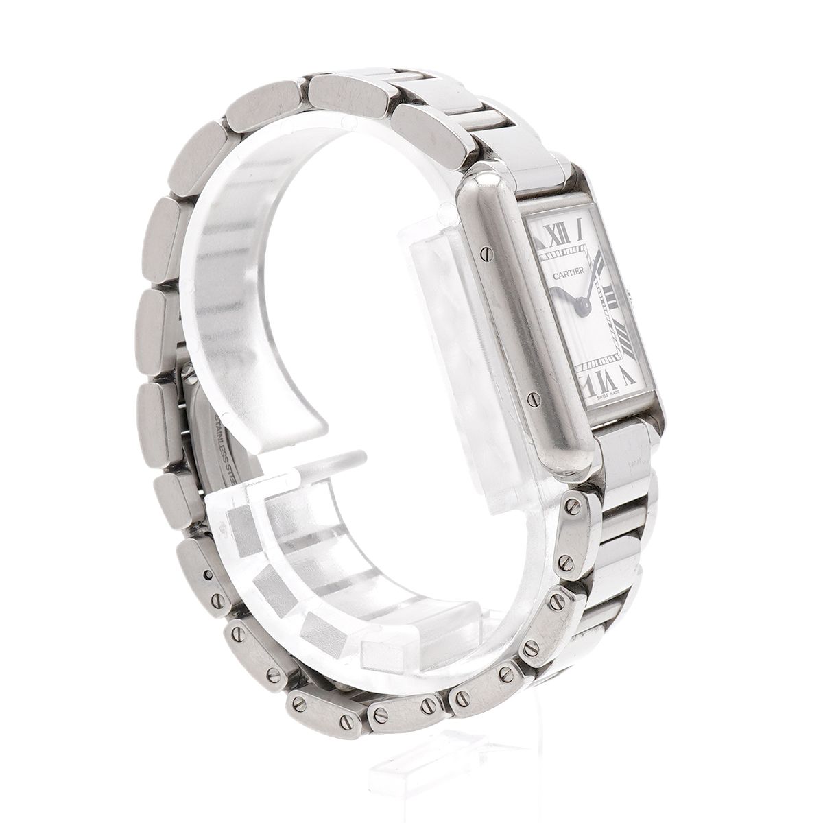 Cartier Tank Must SM Silver Dial Watch — view 3