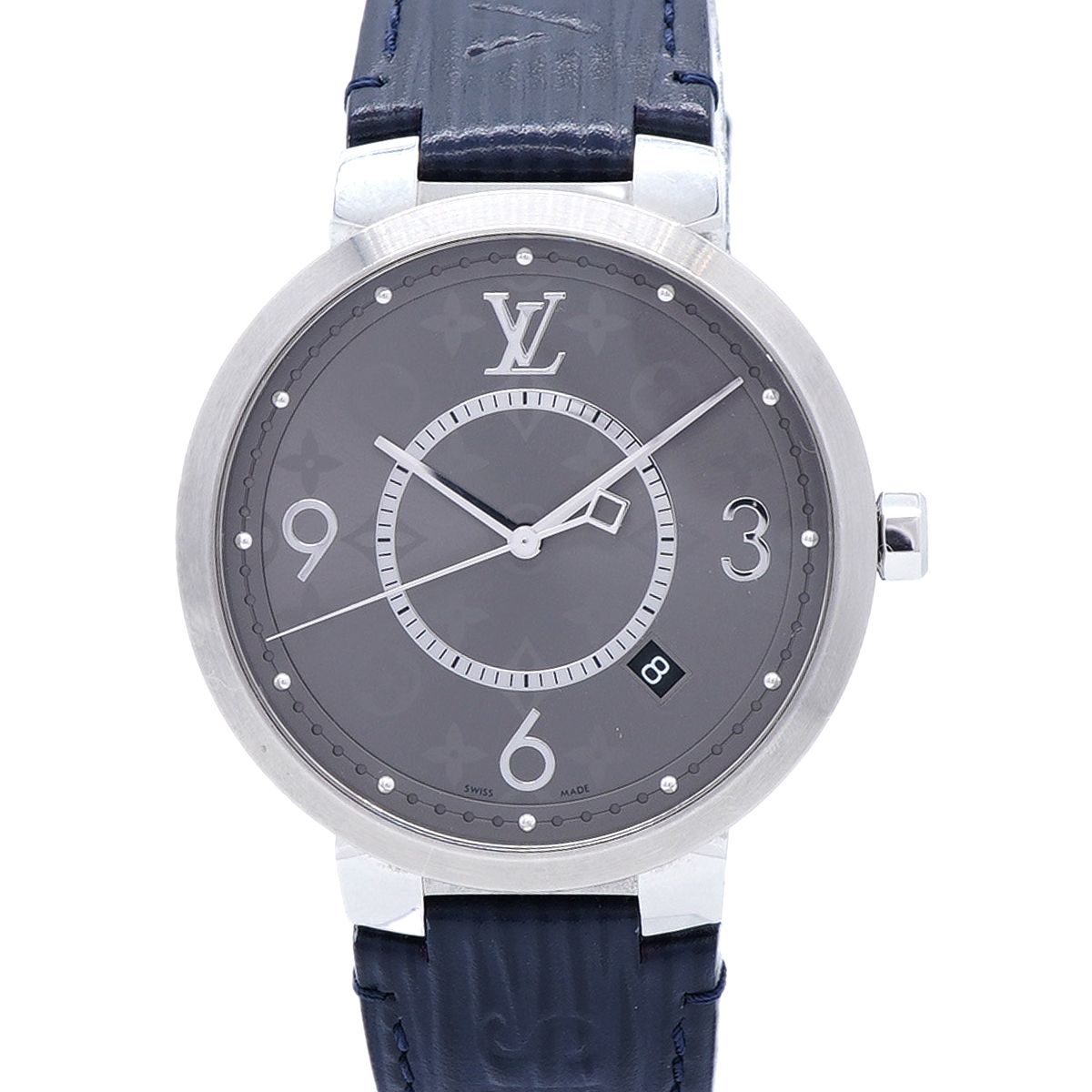 Louis Vuitton Tambour Slim Eclipse Gray Dial Watch