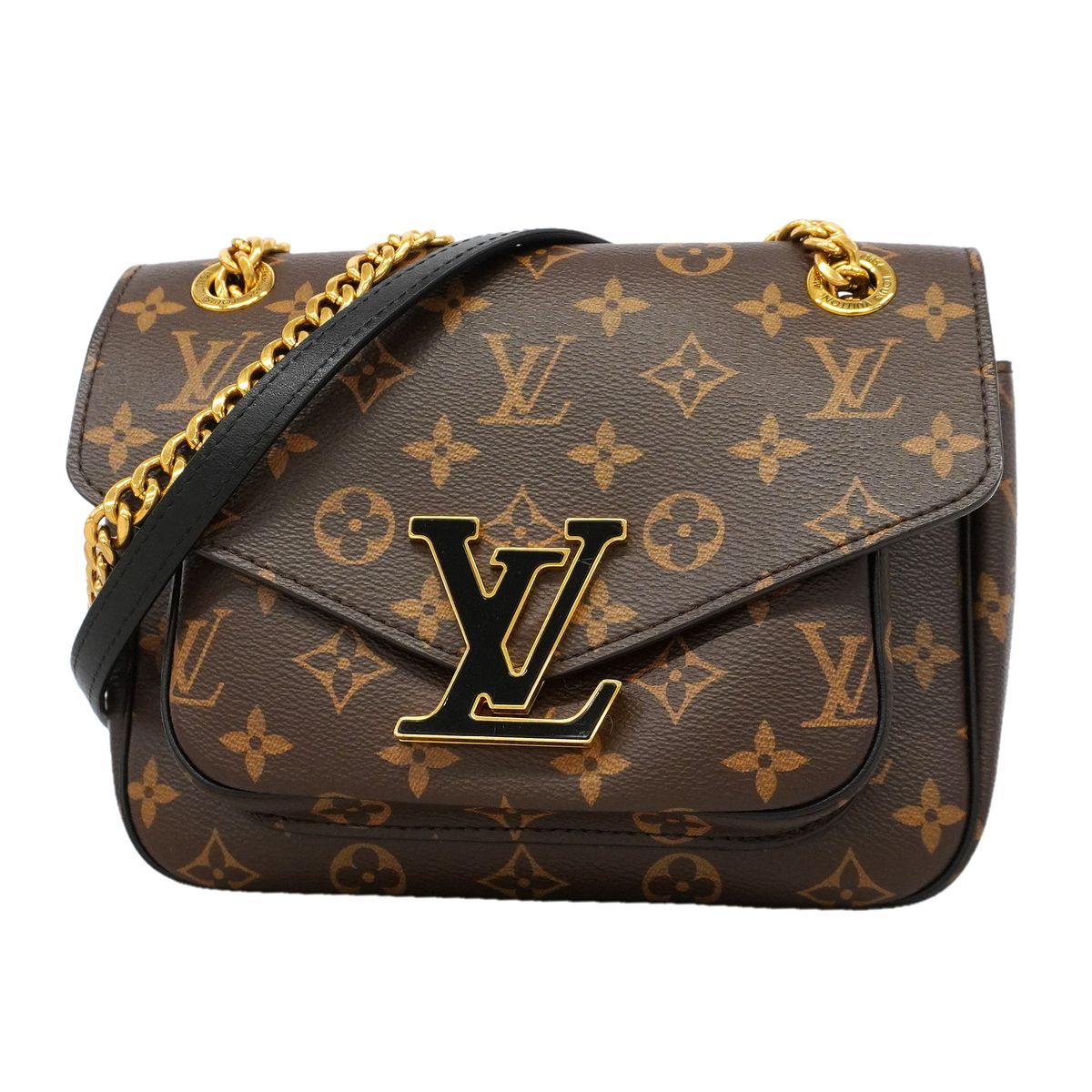 Louis Vuitton Shoulder Bag Monogram Passy Brown