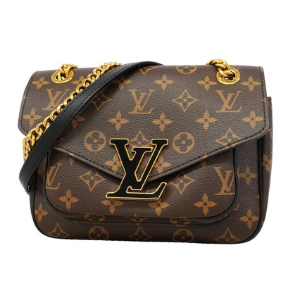 Louis Vuitton Shoulder Bag Monogram Passy Brown