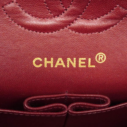 Chanel Shoulder Bag Quilted Lambskin Black Gold — view 5