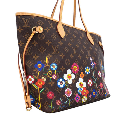 Louis Vuitton Tote Bag Monogram LV x Takashi Murakami Neverfull MM Brown — view 2