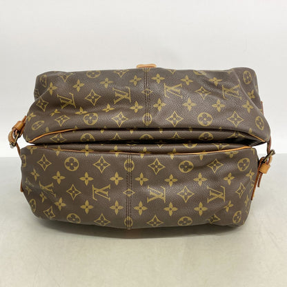 Louis Vuitton Shoulder Bag Monogram Saumur 35 Brown — view 3