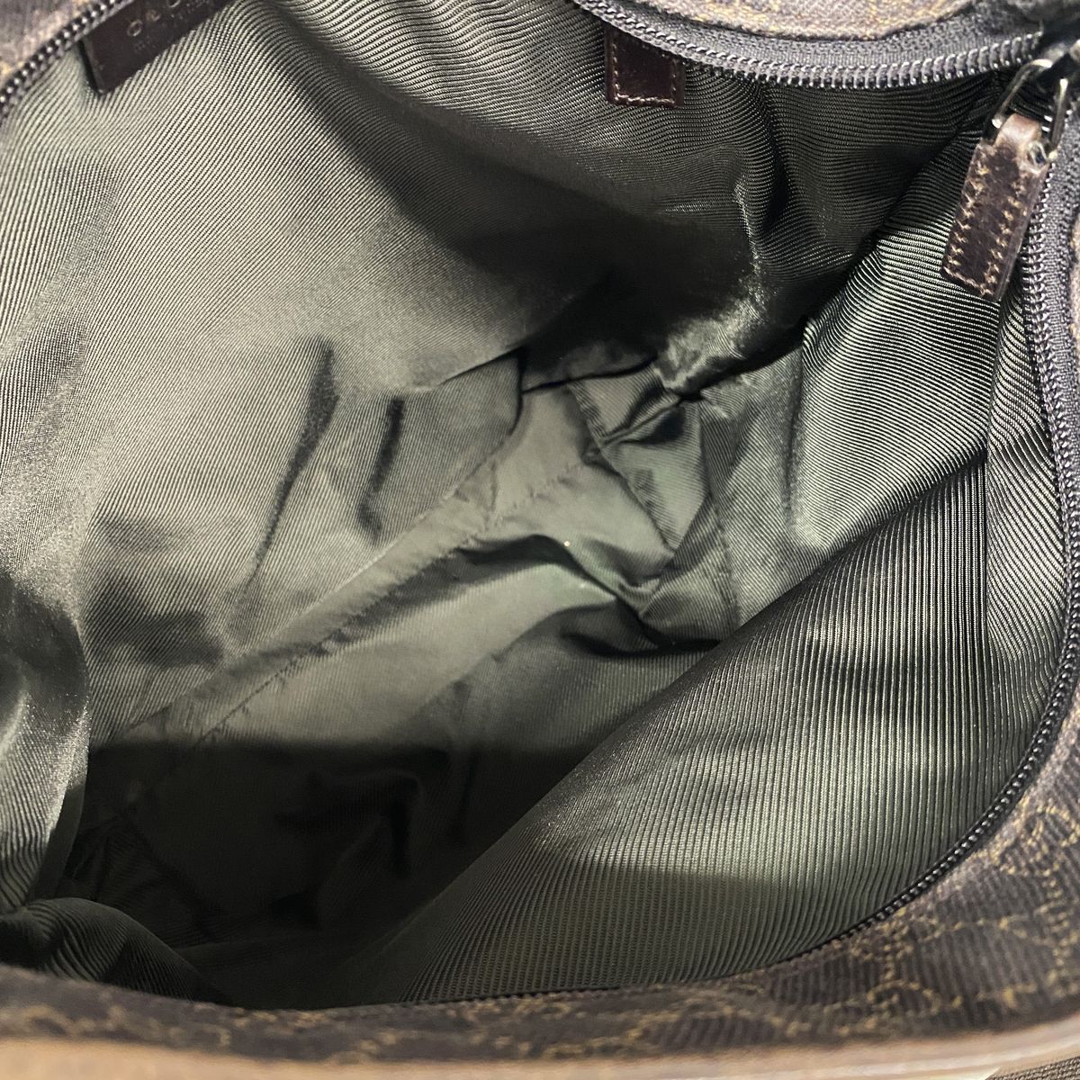 Gucci Tote Bag Denim Brown Silver — view 4