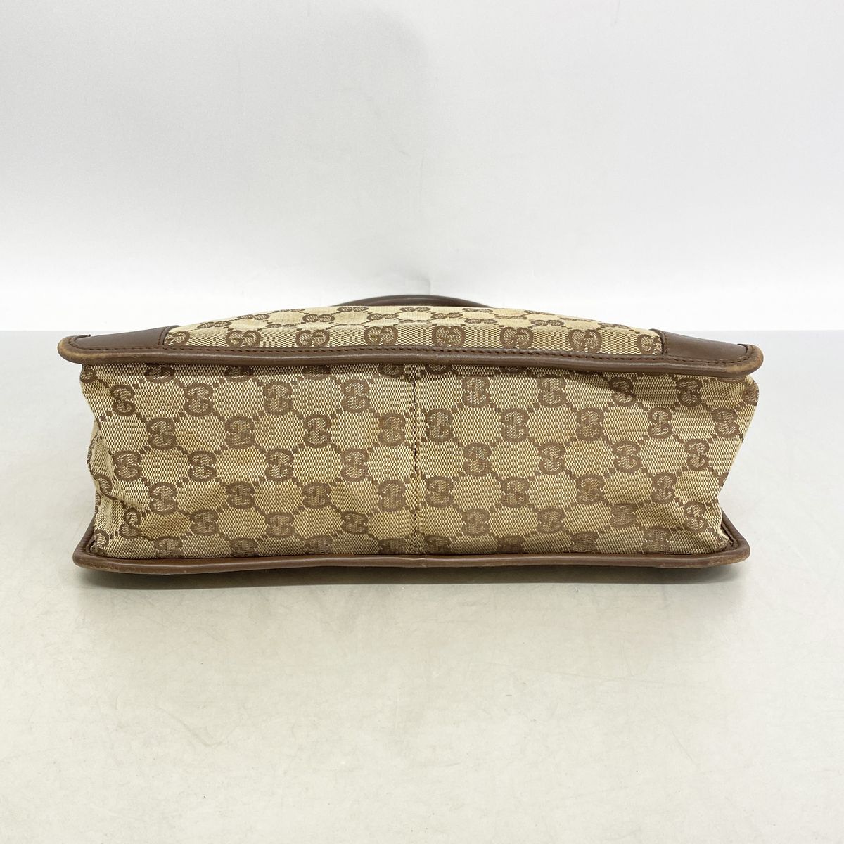 Gucci Tote Bag GG Canvas Beige Silver — view 3
