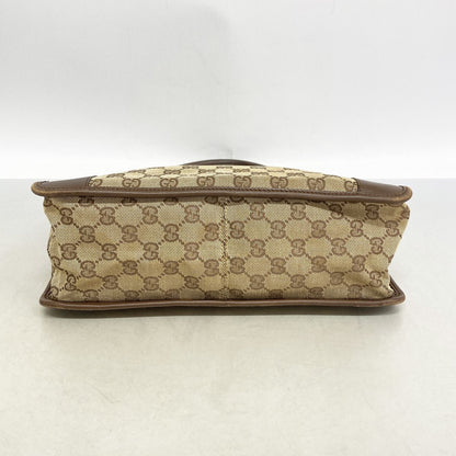 Gucci Tote Bag GG Canvas Beige Silver — view 3