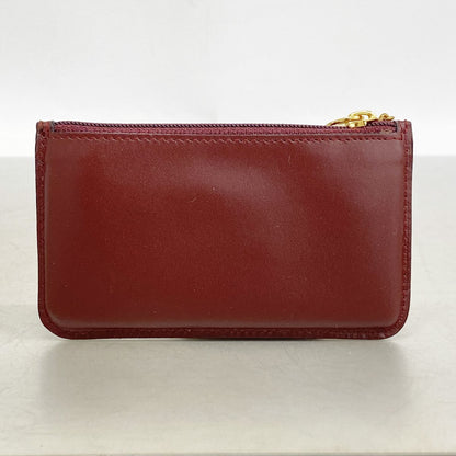 Cartier Coin Purse Must Leather Bordeaux Gold — view 8
