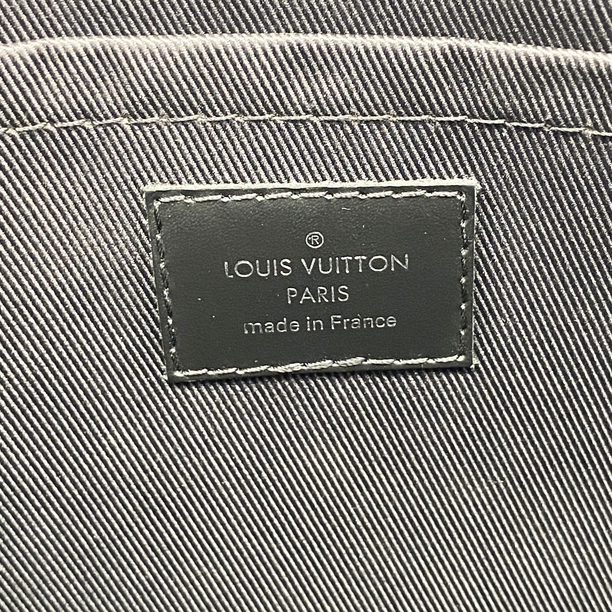 Louis Vuitton Clutch Monogram Eclipse Pochette Discovery Black — view 5
